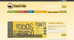 Desktop Screenshot of orapois.com.br