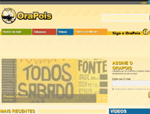 Tablet Screenshot of orapois.com.br